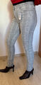 Damen Baumwolle Gemusterte Jeggings Hose  Stretch Gr. 40 Blue Motion SKINNY NEU!