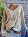 Pulli Pullover Tamaris weicher Stoff angenehm Gr. 36 bis 44/46 beige Ton (753)