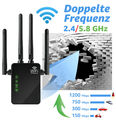 300/1200M WLAN Repeater Router Range Wifi Signal Verstärker Access Point Booster