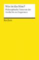 Was ist das Böse? | Philosophische Texte von der Antike bis zur Gegenwart | Buch