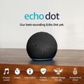 Echo Dot 5. Generation WiFi Bluetooth Lebendiger Sound Lautsprecher mit Alexa Anthrazit