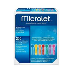 MICROLET Lanzetten 200 St. farbig