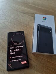 Google Pixel 6 - 128GB - Stormy Black (Ohne Simlock) (Dual-SIM) OVP Smartphone 