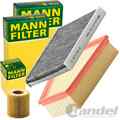 MANN FILTER INSPEKTIONSPAKET passend für 1.2 VW POLO 6R 9N SKODA FABIA 1 2