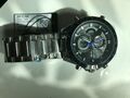 SKYLINE USA WATCH DUAL Time CHRONOGRAPH Steel Herren Armbanduhr BandUhr Uhr 30M 