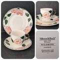 Villeroy & Boch V&B 🌸 Wildrose 🌸 Kaffeegedeck Tasse & Untertasse & Teller🌸TOP