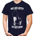 B-WARE | Wie der Vater so die Sohn  T-Shirt Papa Geschenk | Größe: L