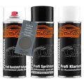 Lack Spraydosen Set Kunststoff für Buick Cadillac WA646H Rally Charcoal Metallic