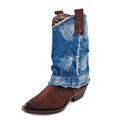 Stiefel Frau Texaner Cowboy Western Jeans Schuhe A Spitze TooCool GR-6657