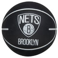 Basketball Unisex, Wilson NBA Dribbler Brooklyn Nets Mini Ball, Schwarz
