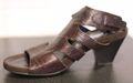 Gabor Damen Leder Sandale Sandalette Pumps Schuhe braun Gr. 37,5