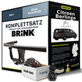 Anhängerkupplung BRINK starr für CITROEN Berlingo +E-Satz (AHK+ES) NEU