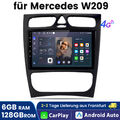 Für Mercedes Benz C Klasse W203 CLK W209 Autoradio Android 13 GPS Navi Carplay