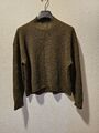 Marc O Polo Damen Strickpullover Pullover Oversize Cropped Gr. M Wolle 