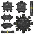 Abzweigdose IP68 Wasserdicht Kabelmuffe Kabelverbinder Verteilerdose Anschlußbox