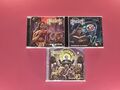 3 X Death Metal CD Sammlung Gruesome Pestilence Malevolent Creation Morgoth 