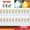 10x G9 LED Birne 5W 2835 SMD führte Warmweiß/Kaltweiß Energiesparlampen AC 220V