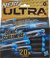 NERF Ultra Sonic Screamers Dart Pfeifend Nachfüllpack für Ultra Blastern [20er]