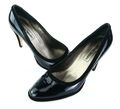 Pumps aus Leder Gr. 41 Schwarz Damen-Schuhe Freizeitschuhe Neu