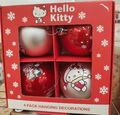 Hello Kitty 4er Pack Kugeln Weihnachtsdeko