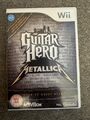 Nintendo Wii Spiel Guitar Hero Metallica mit Anleitung KOSTENLOSER VERSAND