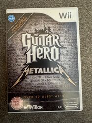 Nintendo Wii Spiel Guitar Hero Metallica mit Anleitung KOSTENLOSER VERSAND