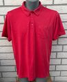 bugatti-Herren Poloshirt-rot-Größe L-wie NEU