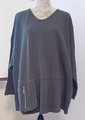 Damen Pullover 3/4 Arm Grün Größe 56/58