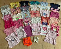 75 Teile Paket Mädchen Marken Kleidung Sommer Gr. 86 /92 H&M Sigikid Esprit