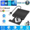 Externes DVD Laufwerk USB 3.0 Brenner Slim CD DVD±RW Brenner Für PC Laptop