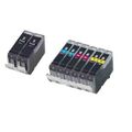 8x für Canon PIXMA ix4000 ix5000 ip 3300 3500 MP 510 520 mit chip PGI-5BK CLI-8C