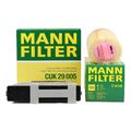 MANN Innenraum + Luftfilter für MERCEDES W204 C180/200 Kompressor C200CGI M271