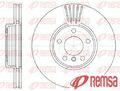 2x Bremsscheibe REMSA 6600.10 2 Bremsscheiben Vorderachse Vorne für BMW