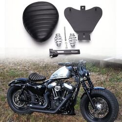 3" Motorrad Solositz + Grundplatte für Harley Sportster XL 1200 883 Bobber