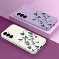 Schutz Hülle Für Samsung Galaxy S24 Ultra S23 FE A55 A15 A54 S22 Butterfly Cover