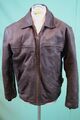 Coole Leder-Jacke M/48 vintage echt biker oldtimer schwarz Herren retro