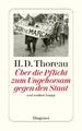 Über die Pflicht zum Ungehorsam gegen den Staat und andere Essays | Thoreau