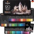 Castle Art Supplies 120 Buntstifte Set | Hochwertige Farbminen mit weichem Kern