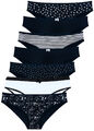 7 Damen Slips Unterhosen Hipster Unterwäsche Baumwolle Panty 34 36 38 40 42 44 