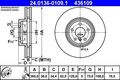 2x ATE Bremsscheibe 24.0136-0109.1 für BMW