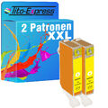 2x Patrone XL Yellow für Canon Pixma MX715 MG5150 MG5250 MG5350 IP4850 CLI-526 Y