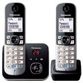 Panasonic KX-TG6822GB Duo Schwarz Schnurloses Telefon