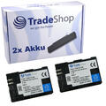 2x Li-Ion Akku 2000mAh für Canon Digitalkamera Camcorder ersetzt LP-E6 LP-E6NH