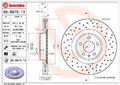 Set 2x Bremsscheibe Brembo für Audi Porsche Q5 Van A5 Cabrio 2007-> 09.B970.1X