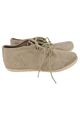 BUGATTI Herren Schnürschuhe Leder Beige Gr. 39 Top Zustand