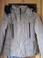 TOM TAILOR  S  36  beige braun  Jacke   Kapuze   Steppjacke