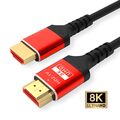 HDMI 8K 2.1 Kabel DSC Ultra HighSpeed 48Gbit/s Ethernet eARC UHD HDTV HDR10+ PS5