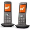 Gigaset CL660HX Duo Schnurlostelefon anthrazit IP Telefon, Baby-Phone