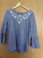 Tom Tailor Damen Blau Tunika Bluse Gr. 38 Neu