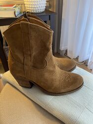 Western Boots Leder Gr. 38